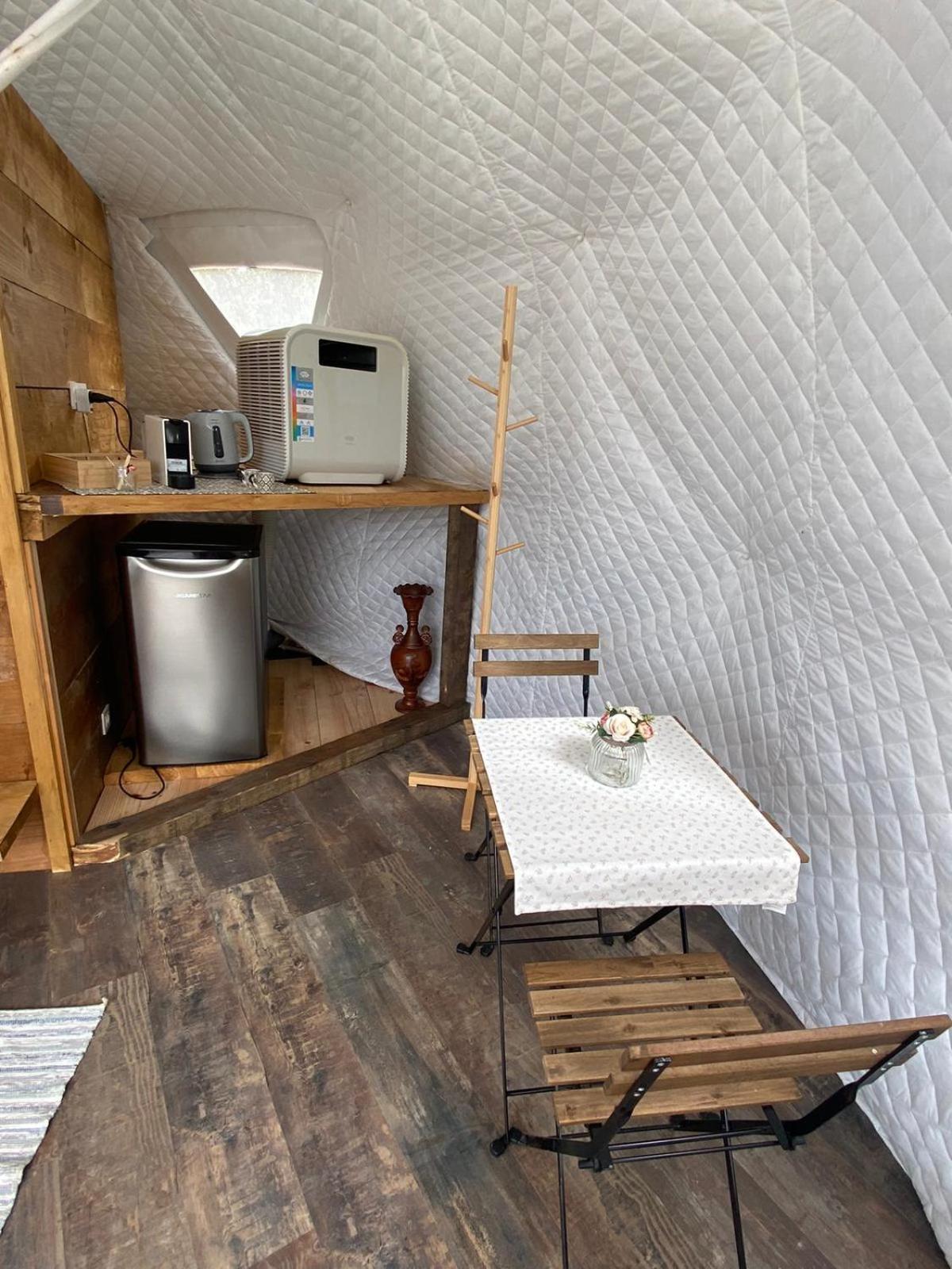 Glamping Quintana Hotel Gijón Exterior foto